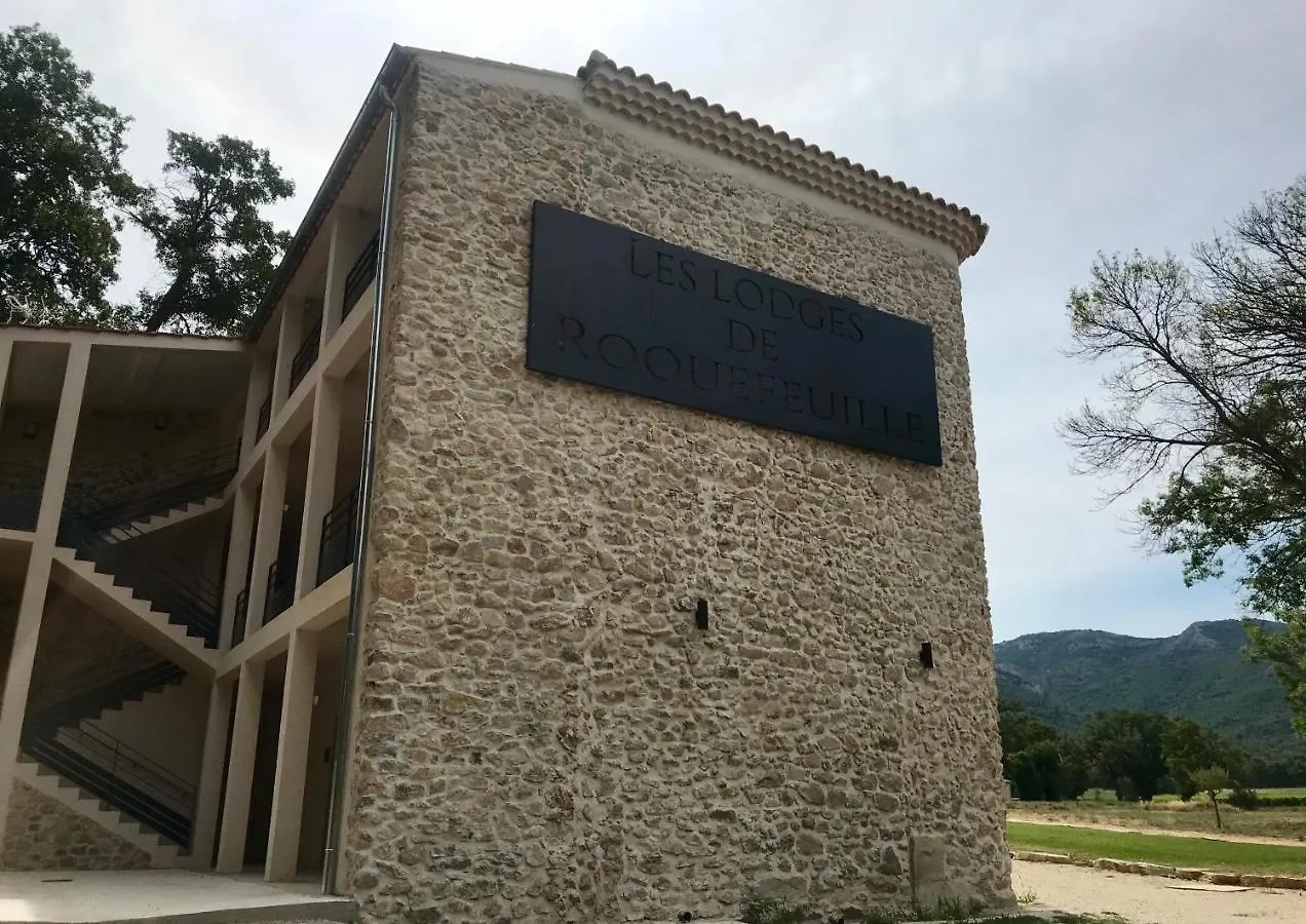 לינה וארוחת בוקר טרטס Les Lodges De Roquefeuille